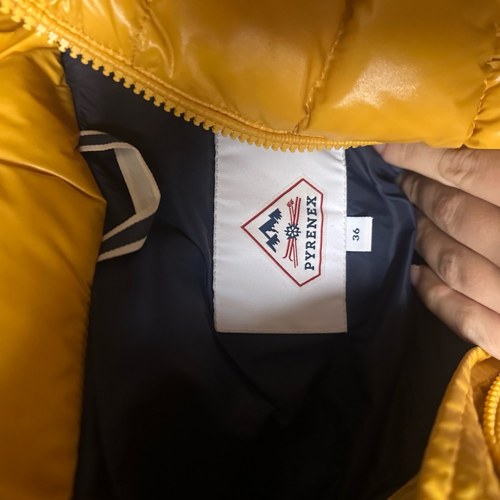 Pyrenex Mustard Puffer Jacket